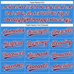 Maglia da baseball elettrica personalizzata, autentica, cremisi-bianca, blu Maglia da baseball elettrica personalizzata, autentica, cremisi-bianca, blu