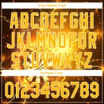 Maglia da baseball Flame Board Gold-White Dart 3D personalizzata con design autentico Black Lightning Maglia da baseball Flame Board Gold-White Dart 3D personalizzata con design autentico Black Lightning