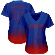 Maglia da baseball 3D autentica City Red Fade Chicago Fashion Custom Edition Royal Maglia da baseball 3D autentica City Red Fade Chicago Fashion Custom Edition Royal