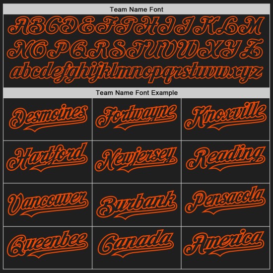Maglia da baseball Raglan con maniche arancioni, autentica e personalizzata, nera Maglia da baseball Raglan con maniche arancioni, autentica e personalizzata, nera