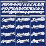 Maglia da baseball Raglan Royal personalizzata con maniche bianche e grigie, autentica Maglia da baseball Raglan Royal personalizzata con maniche bianche e grigie, autentica