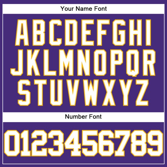 Maglia da baseball personalizzata autentica viola bianco-oro Maglia da baseball personalizzata autentica viola bianco-oro
