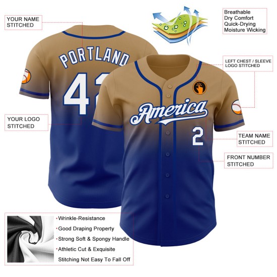 Maglia da baseball bianca e blu navy, stile vintage, personalizzata, autentica Maglia da baseball bianca e blu navy, stile vintage, personalizzata, autentica