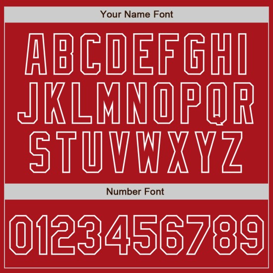 Maglia da baseball autentica con maniche raglan personalizzata, bianca e rossa Maglia da baseball autentica con maniche raglan personalizzata, bianca e rossa